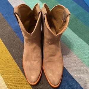 Tecovas- Grey Suede Penny